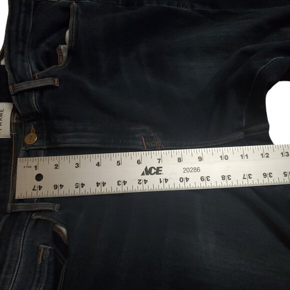 Frame LSJREV219 Fayette Skinny Jeanne Ankle Slit (Meas 36x28 11" Rise) Jeans A12 - Picture 10 of 10